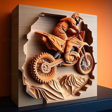 3D модель KTM EXC F Шесть дней (STL)